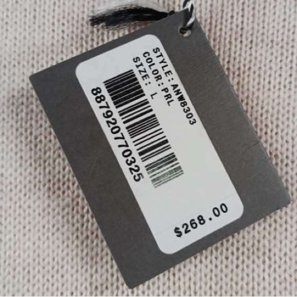 Alexa Chung for AG Adriano Goldschmied Sweater Womens Medium Ivory Wool Blend - Picture 6 of 6